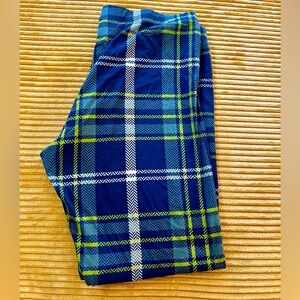 Navy leggings with pattern never worn